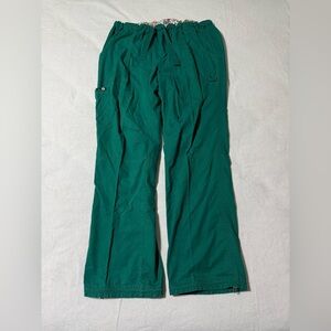 Koi Scrub Pants Lindsey Women's Size 2X TALL Cargo Style 701 Pocket Green